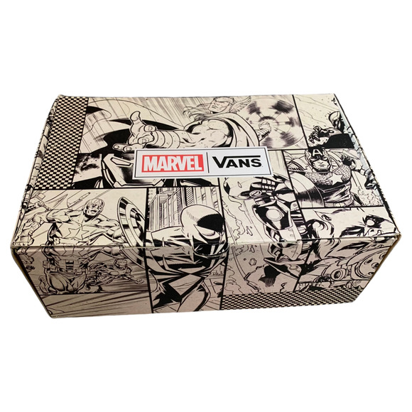 VANS x Marvel Deadpool Limited Edition Sk8-Hi Red Black High Top Sneaker Women 9 - Picture 8 of 10